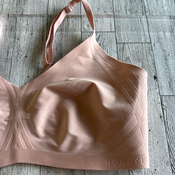 Honeylove‎ body silhouette bra pill pink size medium without pads - Picture 2 of 9